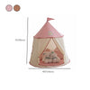 Tente Château Enfant Pliable avec Tapis et Lampes Lumineuses Magiques