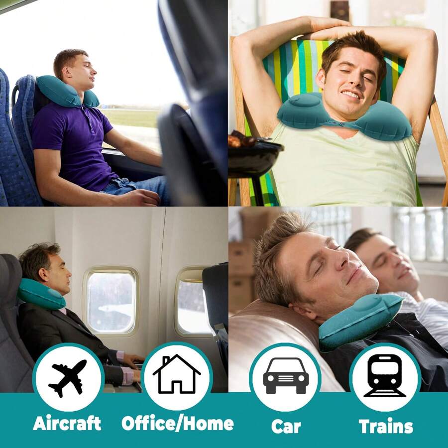 Oreiller de Voyage Gonflable