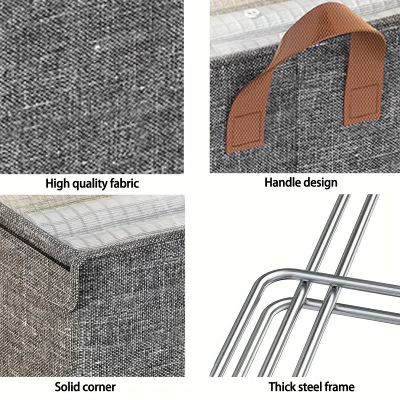 Boîte De Rangement À Couverture Transparente