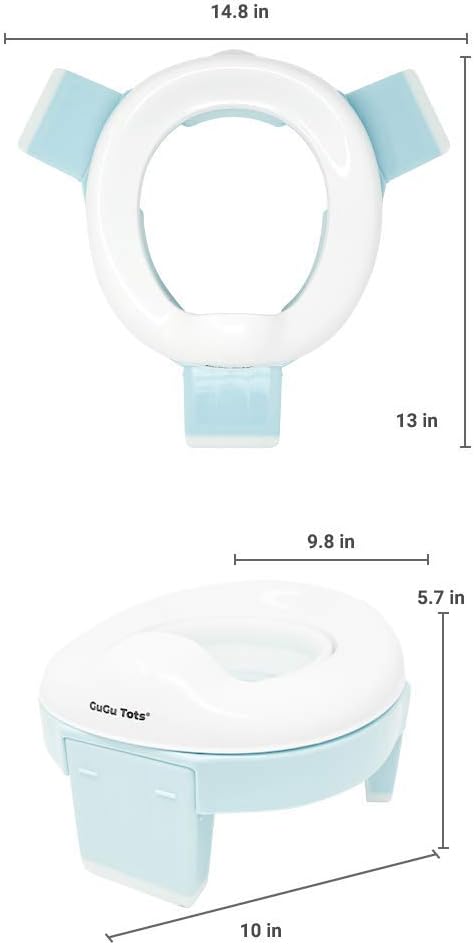 Pot portable et siège d'apprentissage avec sac de voyage gratuit pour tout-petits