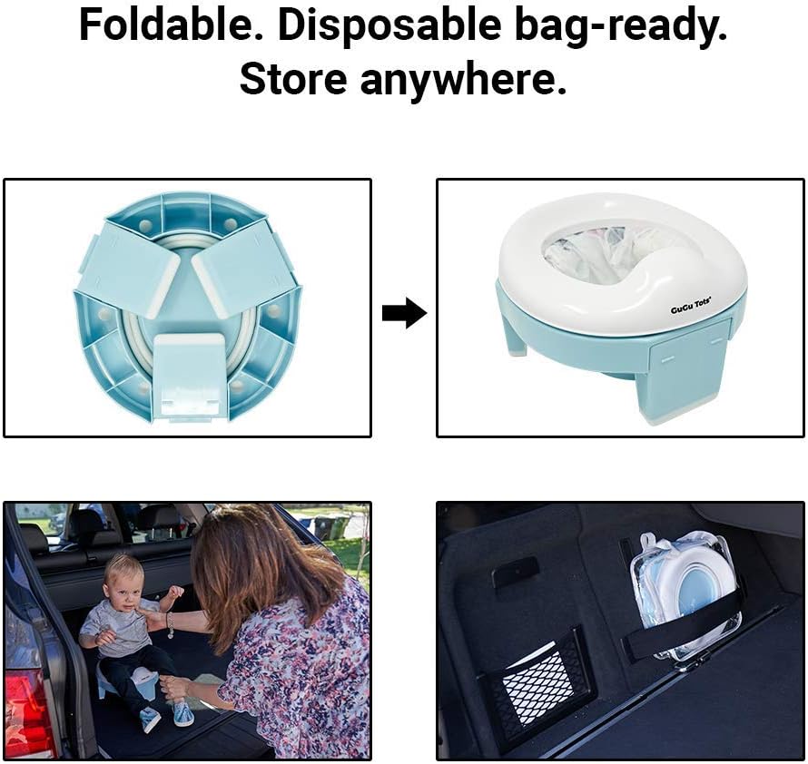 Pot portable et siège d'apprentissage avec sac de voyage gratuit pour tout-petits