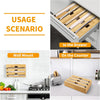 Distributeur de papier en bambou