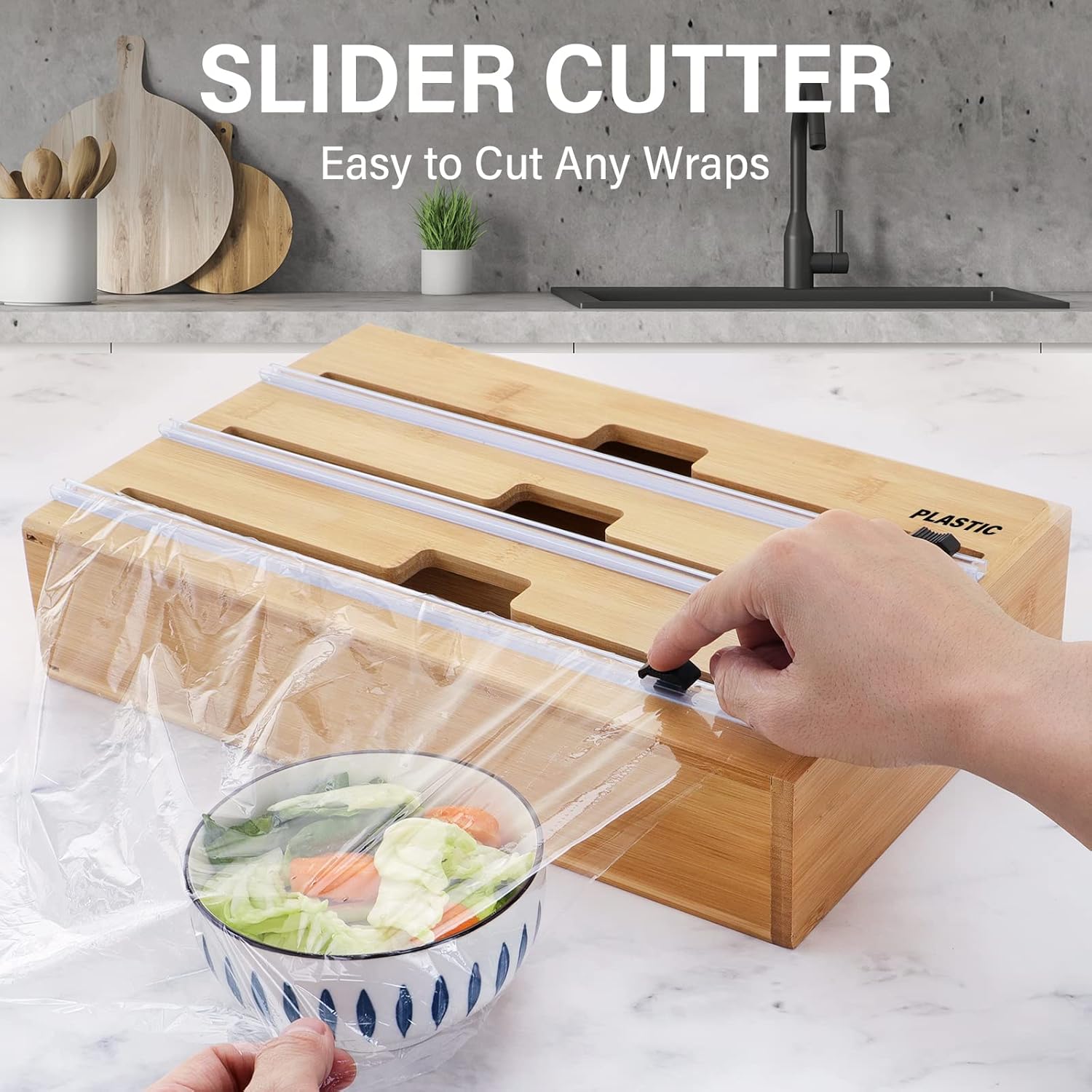 Distributeur de papier en bambou