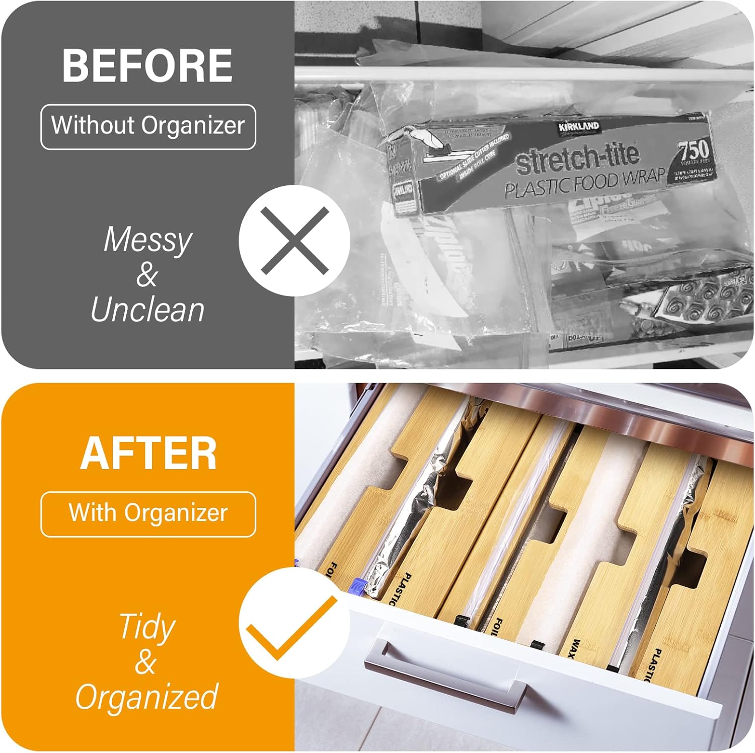 Distributeur de papier en bambou