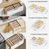 PACK DE 24 POTS D'ÉPICES AVEC ENSEMBLE DE RANGEMENT POUR TIRROIR EN BAMBOU