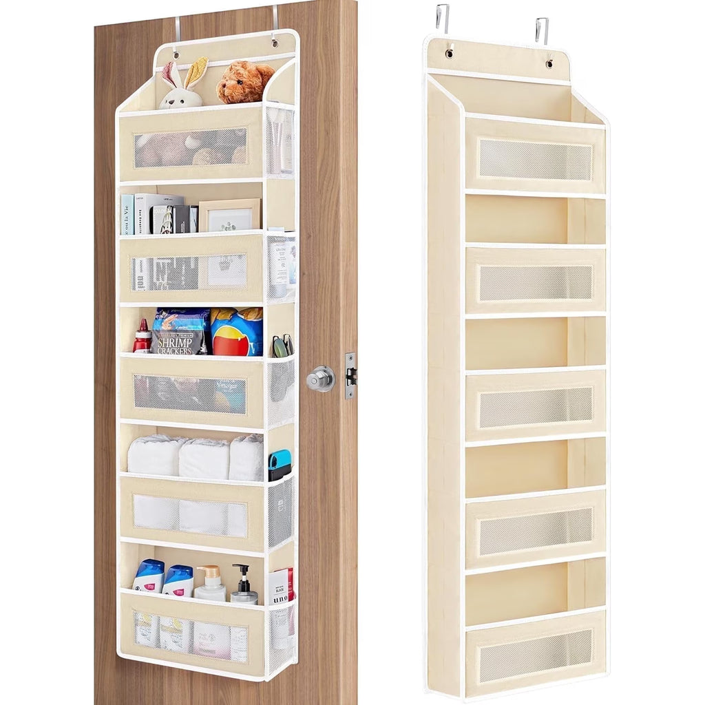 Organisateur de Rangement Suspendu Derrière la Porte – 5 Niveaux