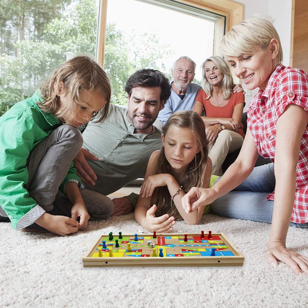 Jeu De Hockey en Bois 2 en 1