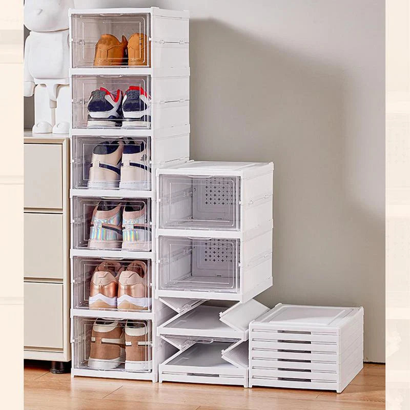 Rangement de Chaussures Pliable à 6 Étages